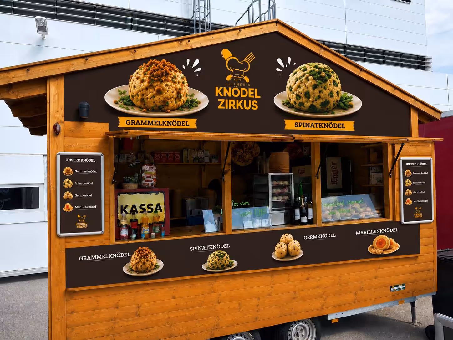 Leitner’s Knödel Zirkus auf dem Großheurigen in Pfaffstätten